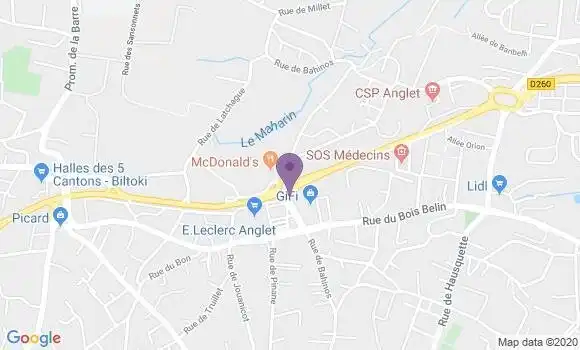 Localisation Crédit Agricole Agence d