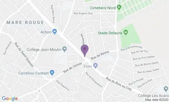Localisation LCL Agence de Le Havre le Mare Clercs