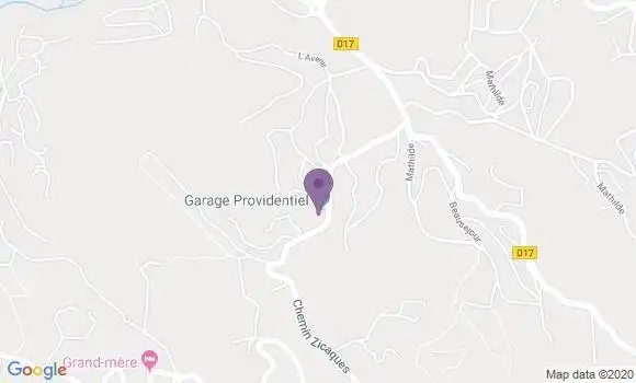 Localisation Crédit Agricole Agence de Saint Esprit