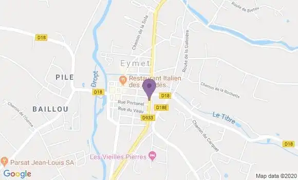Localisation Crédit Agricole Agence d