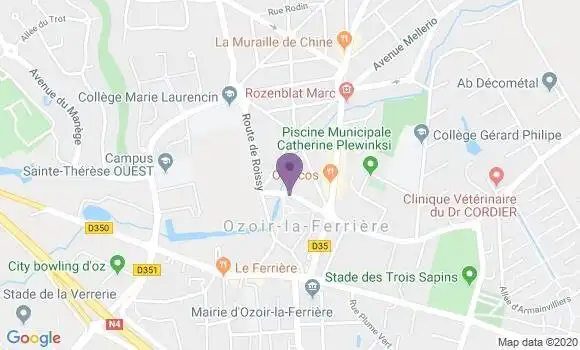 Localisation LCL Agence d