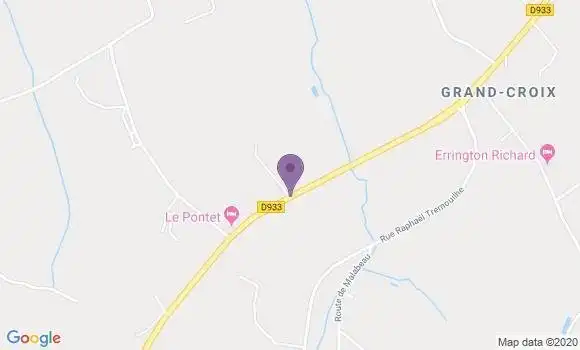 Localisation Crédit Agricole Agence de Seyches