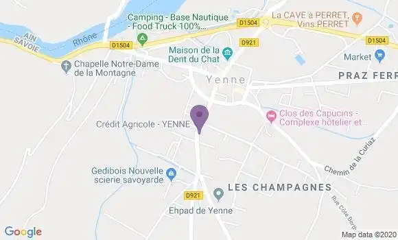 Localisation Crédit Agricole Agence d