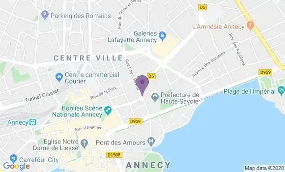 Localisation Crédit Agricole Agence d