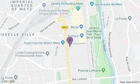 Localisation Crédit Agricole Agence de Metz Agence Entreprises