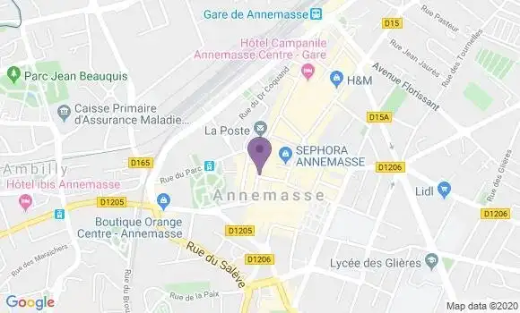 Localisation LCL Agence d