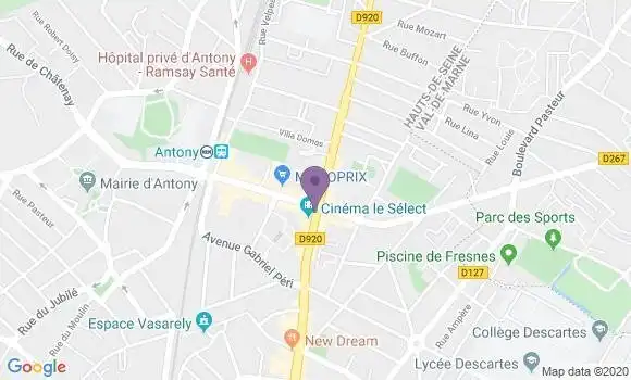 Localisation Crédit Agricole Agence d
