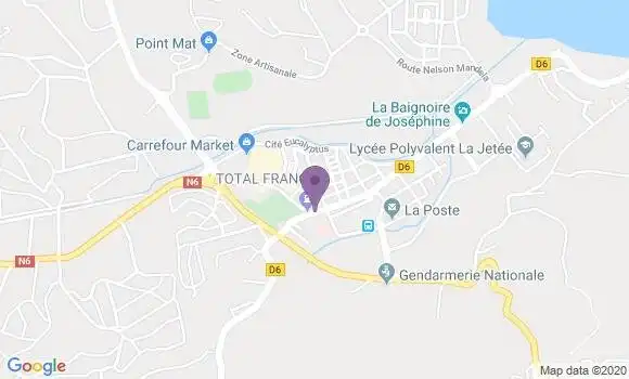 Localisation Crédit Agricole Agence de Le François