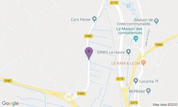 Localisation LCL Agence de Lillebonne