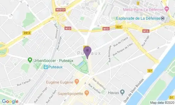 Localisation LCL Agence de Puteaux