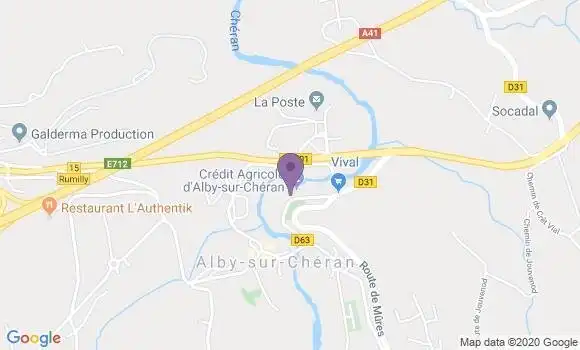 Localisation Crédit Agricole Agence d