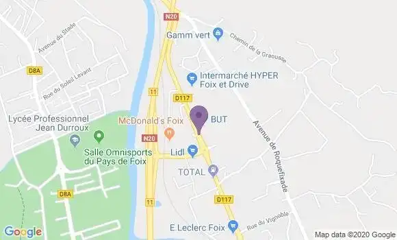 Localisation Crédit Agricole Agence de Foix Agence Entreprises
