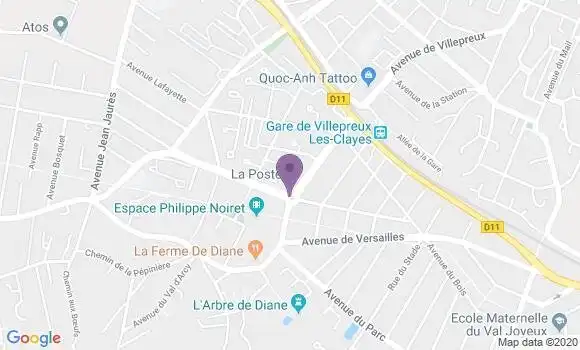 Localisation LCL Agence de Les Clayes sous Bois