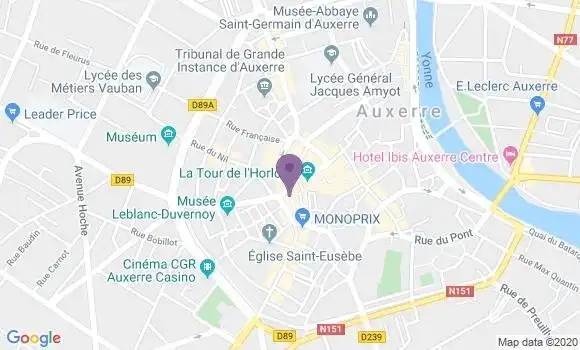 Localisation Crédit Agricole Agence d