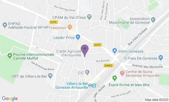 Localisation Crédit Agricole Agence d