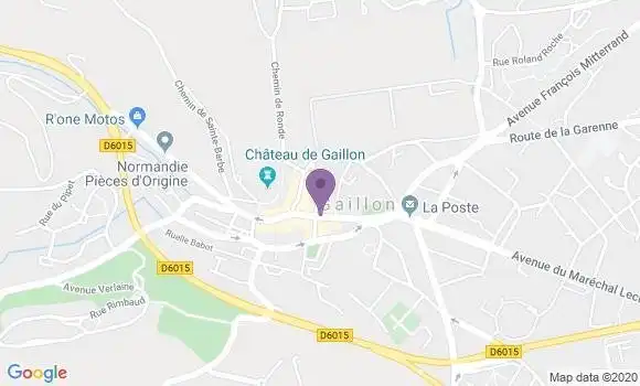 Localisation LCL Agence de Gaillon