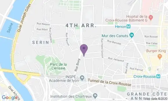 Localisation LCL Agence de Lyon Philippe de Lassalle