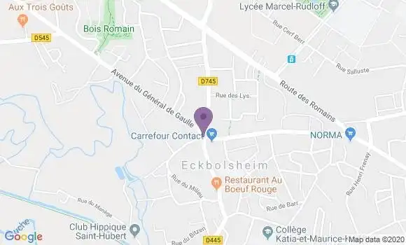 Localisation Crédit Agricole Agence d