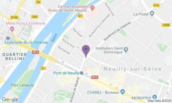 Localisation LCL Agence de Neuilly sur Seine Château