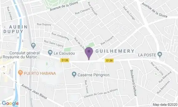 Localisation Crédit Agricole Agence de Toulouse Camille Pujol
