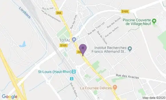 Localisation LCL Agence de Saint Louis