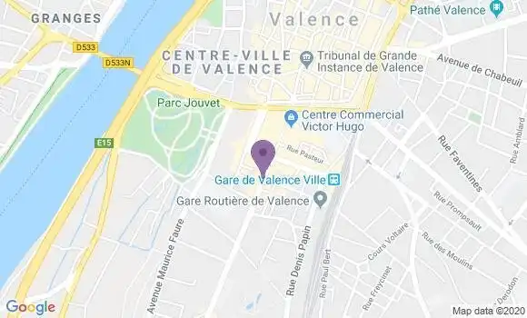 Localisation Crédit Agricole Agence de Valence Agence Gestion Privee