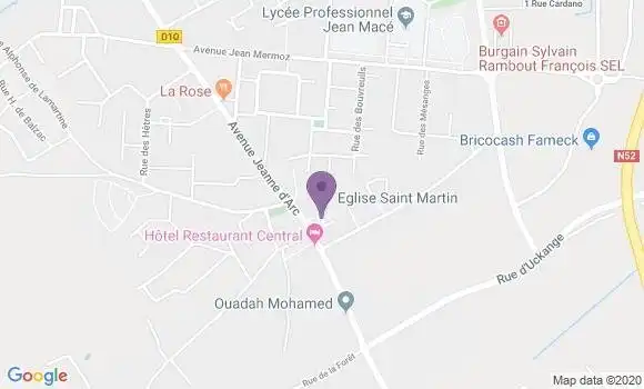 Localisation Crédit Agricole Agence d