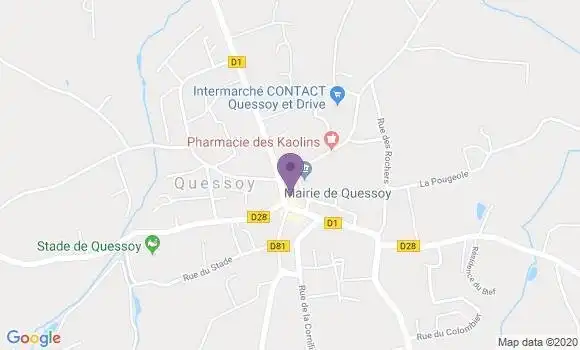 Localisation Crédit Agricole Agence de Quessoy