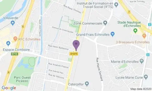 Localisation LCL Agence d