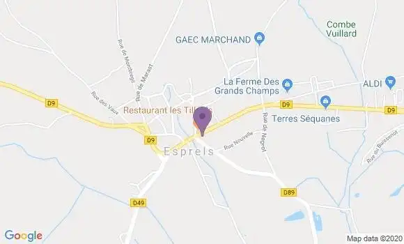 Localisation Crédit Agricole Agence de Rougemont