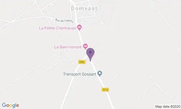 Localisation Crédit Agricole Agence de Saint Riquier