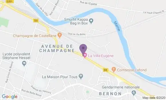 Localisation Crédit Agricole Agence d