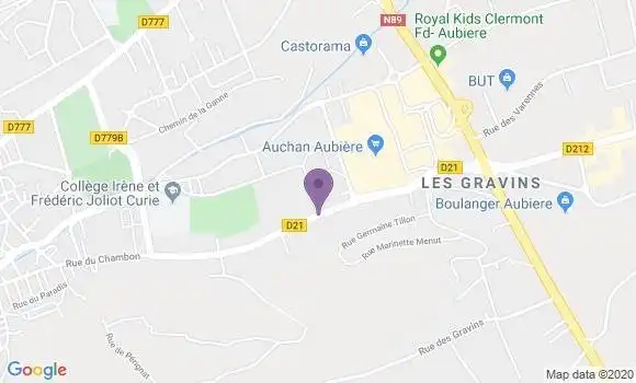 Localisation Crédit Agricole Agence d