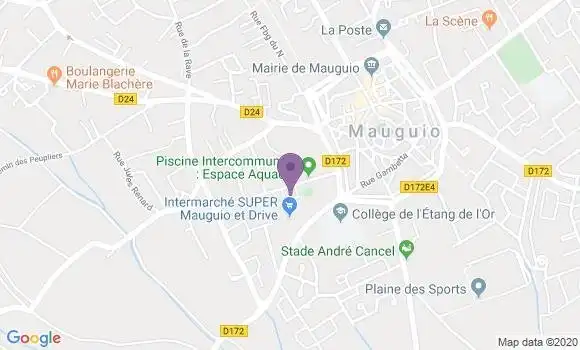 Localisation Crédit Agricole Agence de Mauguio Avenue de la Mer