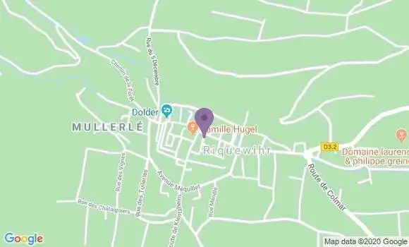 Localisation Crédit Agricole Agence de Riquewihr