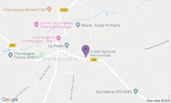 Localisation Crédit Agricole Agence d