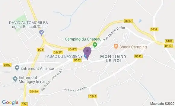Localisation Crédit Agricole Agence de Montigny le Roi