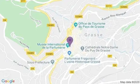 Localisation Crédit Agricole Agence de Grasse Jeu de Ballon