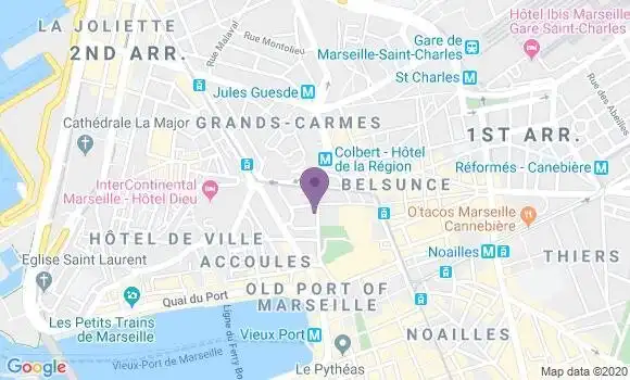 Localisation Crédit Agricole Agence de Marseille Habitat Baille
