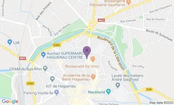 Localisation Crédit Agricole Agence d