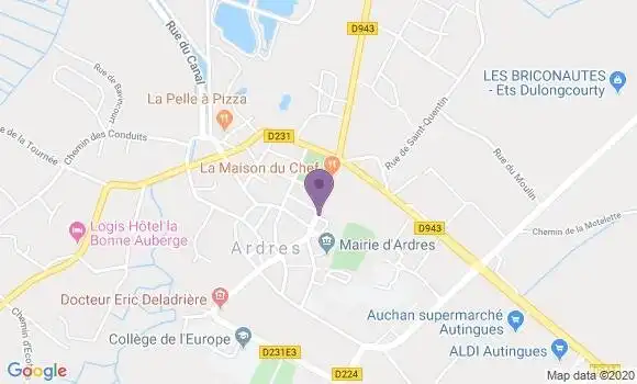 Localisation Crédit Agricole Agence d