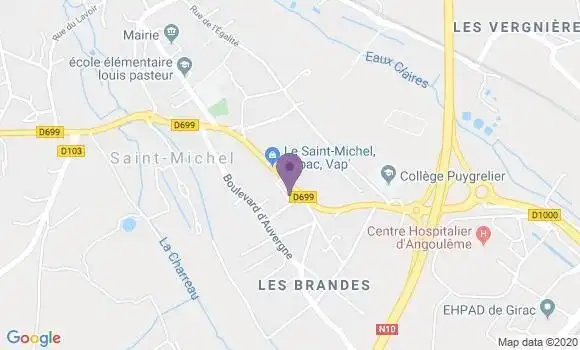 Localisation Crédit Agricole Agence de Saint Michel