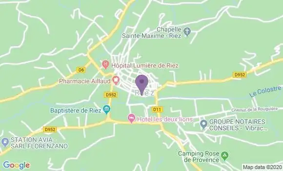 Localisation Crédit Agricole Agence de Riez