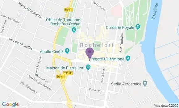 Localisation Crédit Agricole Agence de Rochefort la Fayette