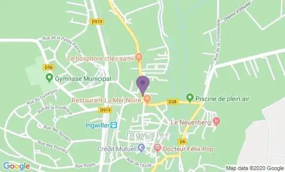 Localisation Crédit Agricole Agence d