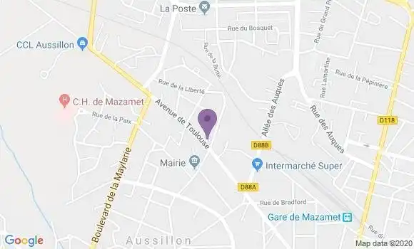 Localisation Crédit Agricole Agence d