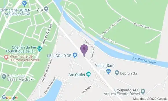 Localisation LCL Agence d