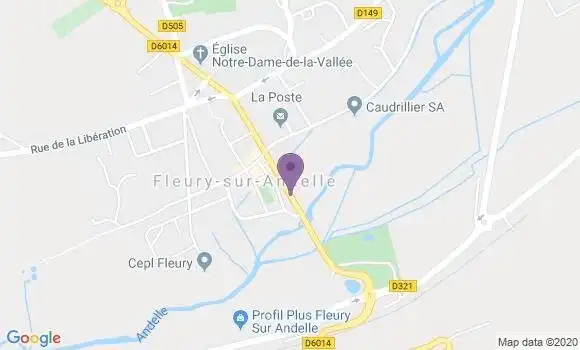 Localisation Crédit Agricole Agence de Fleury sur Andelle