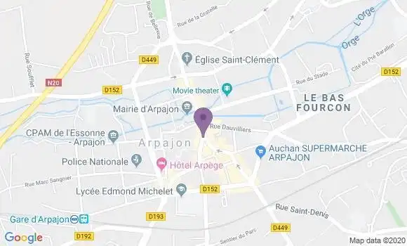 Localisation LCL Agence d