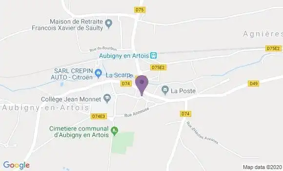 Localisation Crédit Agricole Agence d